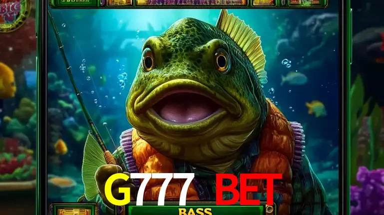 Personagem de peixe pescador do popular jogo de slot com tema de pescaria, uma das emocionantes opções de caça-níqueis para jogar e ganhar no cassino G777 BET.