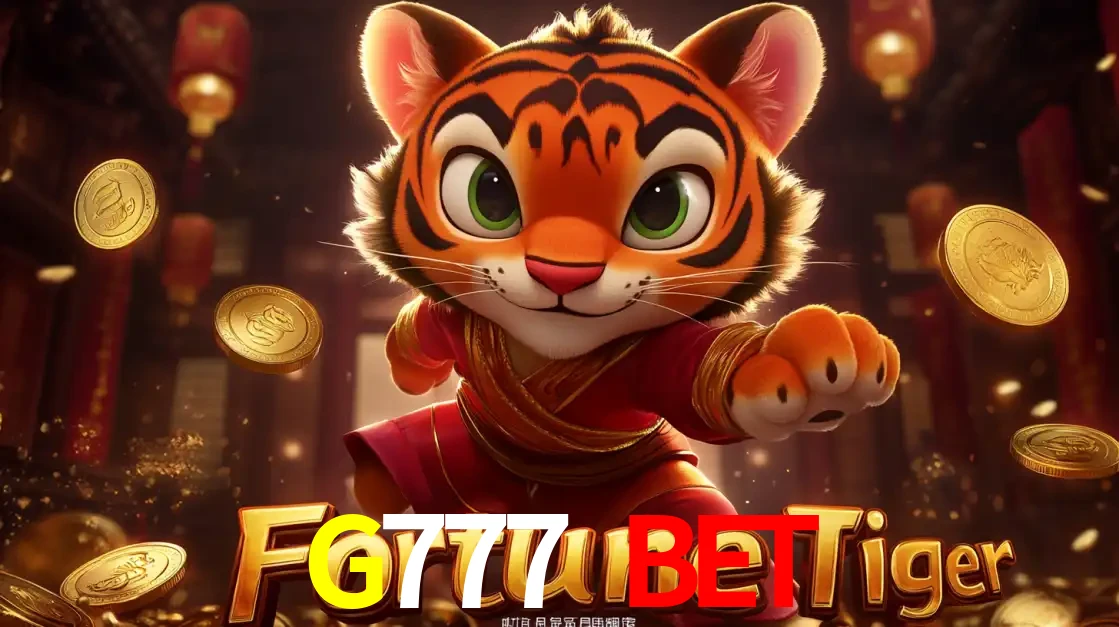 O carismático mascote do jogo de slot Fortune Tiger, um tigre fofo em pose de artes marciais, pronto para trazer sorte e multiplicadores de ganhos no cassino online G777 BET.